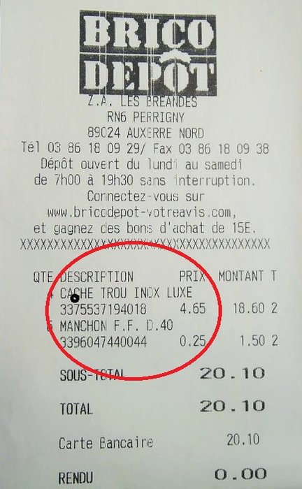 (4 x 0.25 €) + (2 x 4,65 €) = 10,30 €