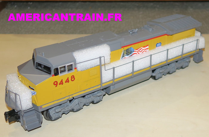 Locomotive Diesel Dash-8 Union Pacific 3 rails échelle O MTH 01.JPG