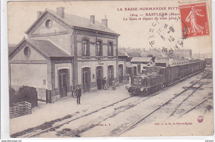 BARFLEUR GARE ANCIEN