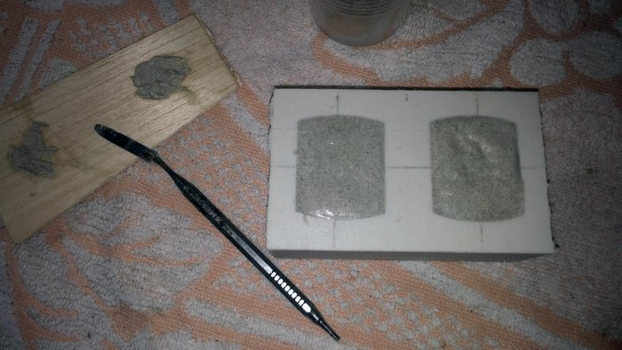 Premier tirage, résine Epoxy + microballon (technique aéromodélisme …)