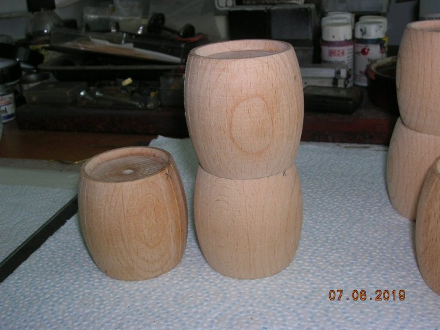 les foudres en cours de gravure