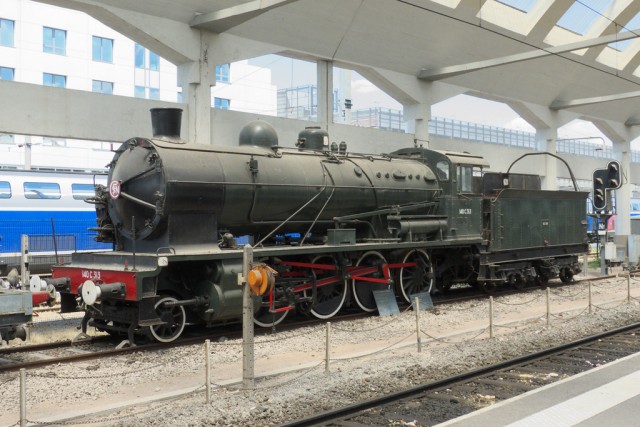 la 140 C 313 en gare de Reims