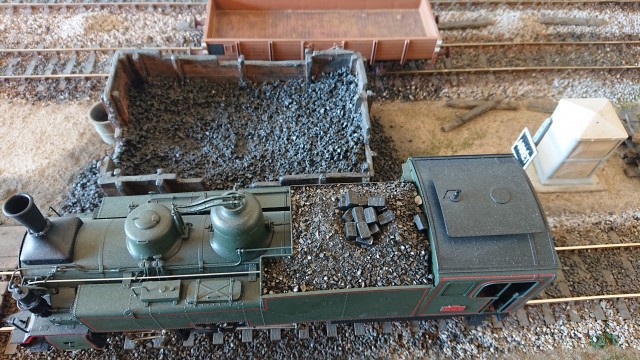 Loco au parc à charbon