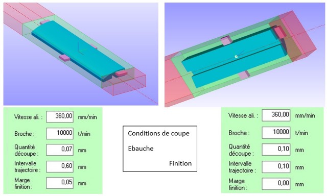 préparation usinage