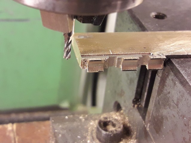 Usinage de l'appuis concave.
