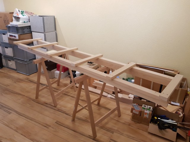 La structure en construction