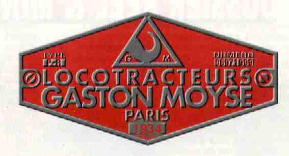 plaque rouge GASTON MOYSE