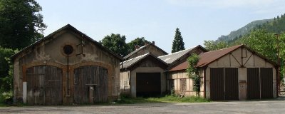 vue de la gare (coté voie) vers l'Est