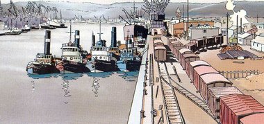 A Rouen dans l'excellente BD Tramp<br />reclic !