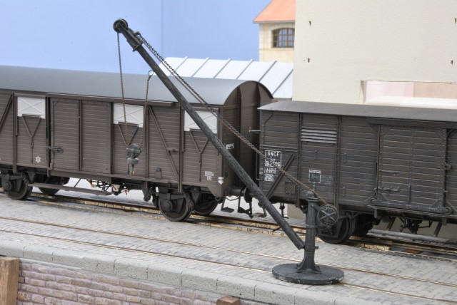 Grue peinte