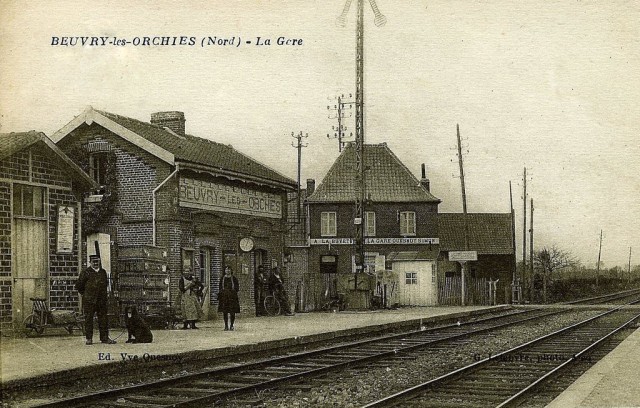 NORD - BEUVRY LES ORCHIES - La Gare - 1.jpg