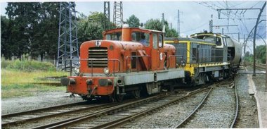 BB 01-BB 63622 en gare de Laluque en provenance de Tartas-Août 1995-Photo Olivier Gumez.jpg