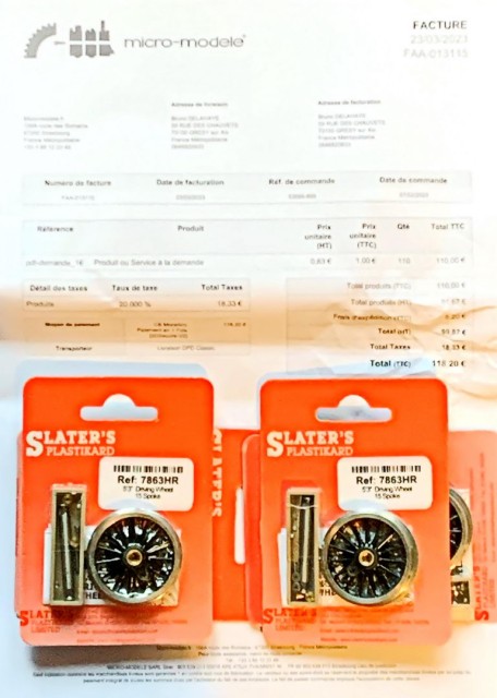 4 essieux Slater's payés 118€ en 2023