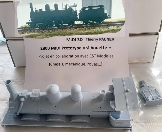 MIDI 3D, projet de loco 031, 2800 Midi